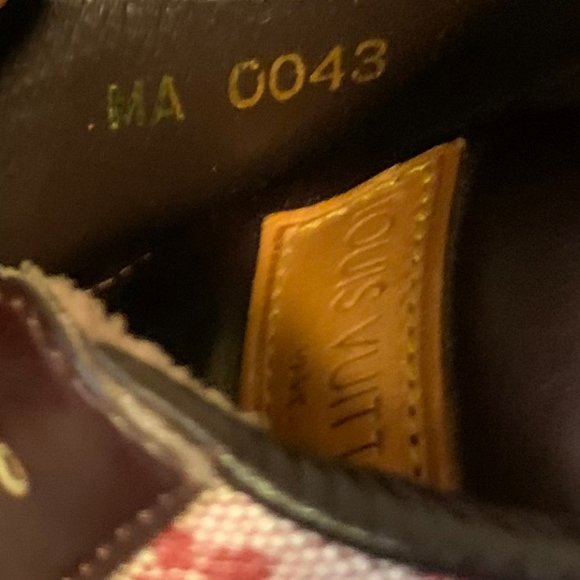 Vintage Louis Vuitton Monogram Canvas Sneakers in Red - Picture 5 of 5